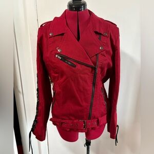 Tripp NYC Joan Jett Laced Moto Jacket
